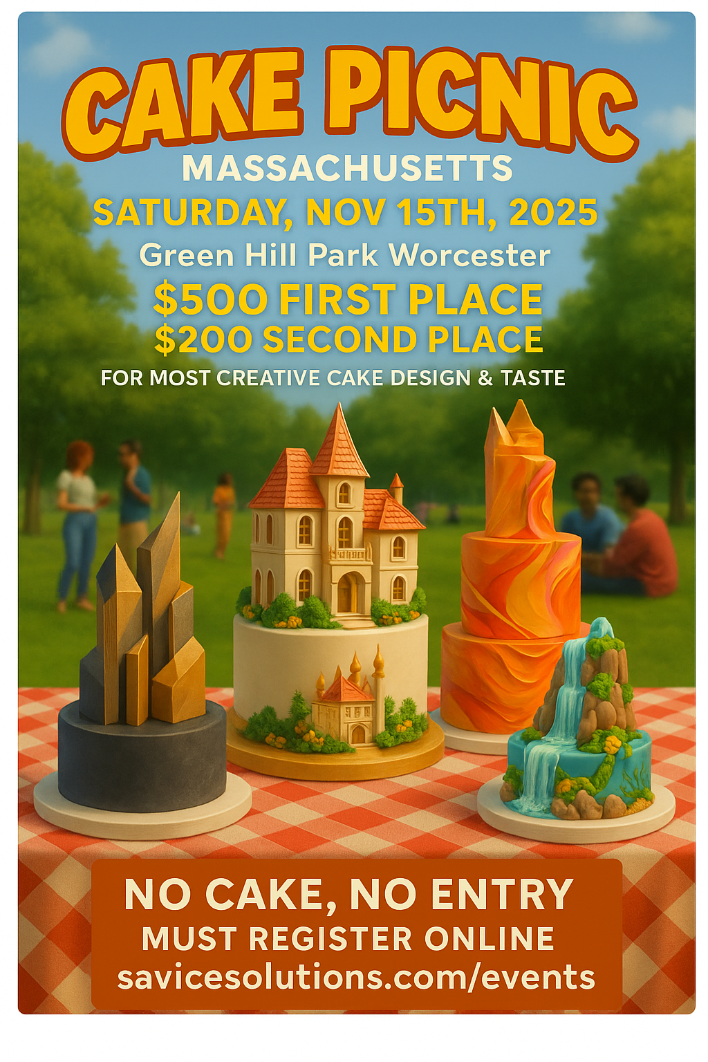 Vibrant abstract neon backdrop for our events page